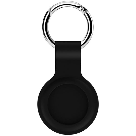 Waterproof silicone protective case for AirTag locator tracker, designed to prevent loss and damage, available at High Tech Trends.