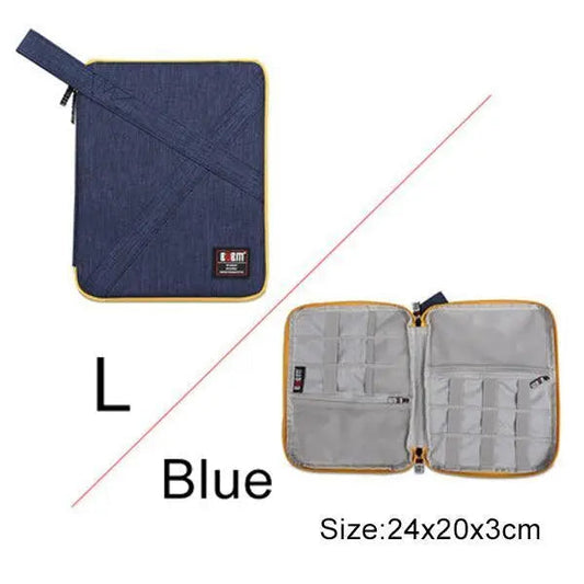 Universal cable organizer for neat and tidy management of cords and cables, available at High Tech Trends.