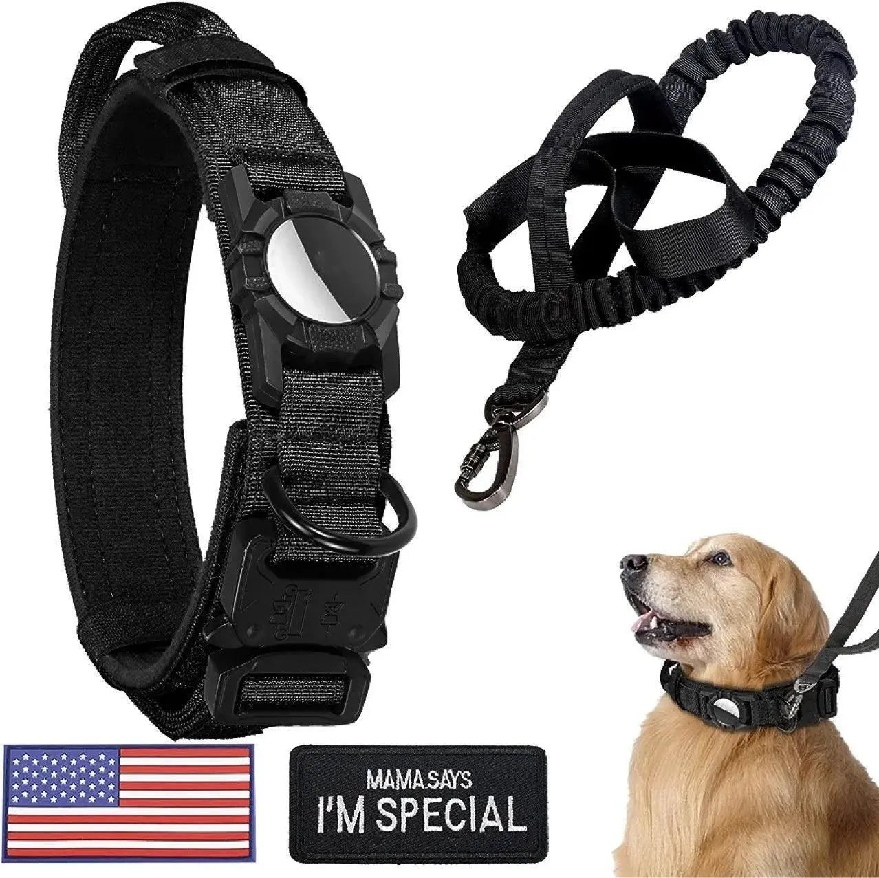 
Waterproof dog collar designed for AirTag locator to keep your pet safe and trackable, available at High Tech Trends.


